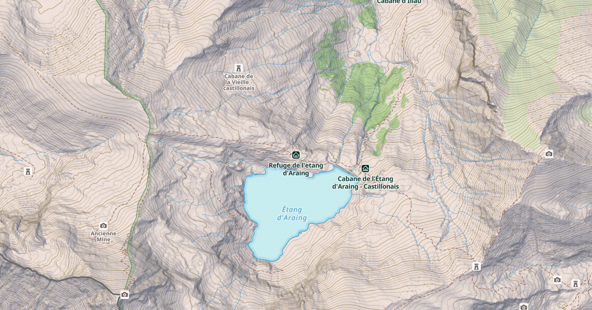 Map preview of Refuge Jacques Husson