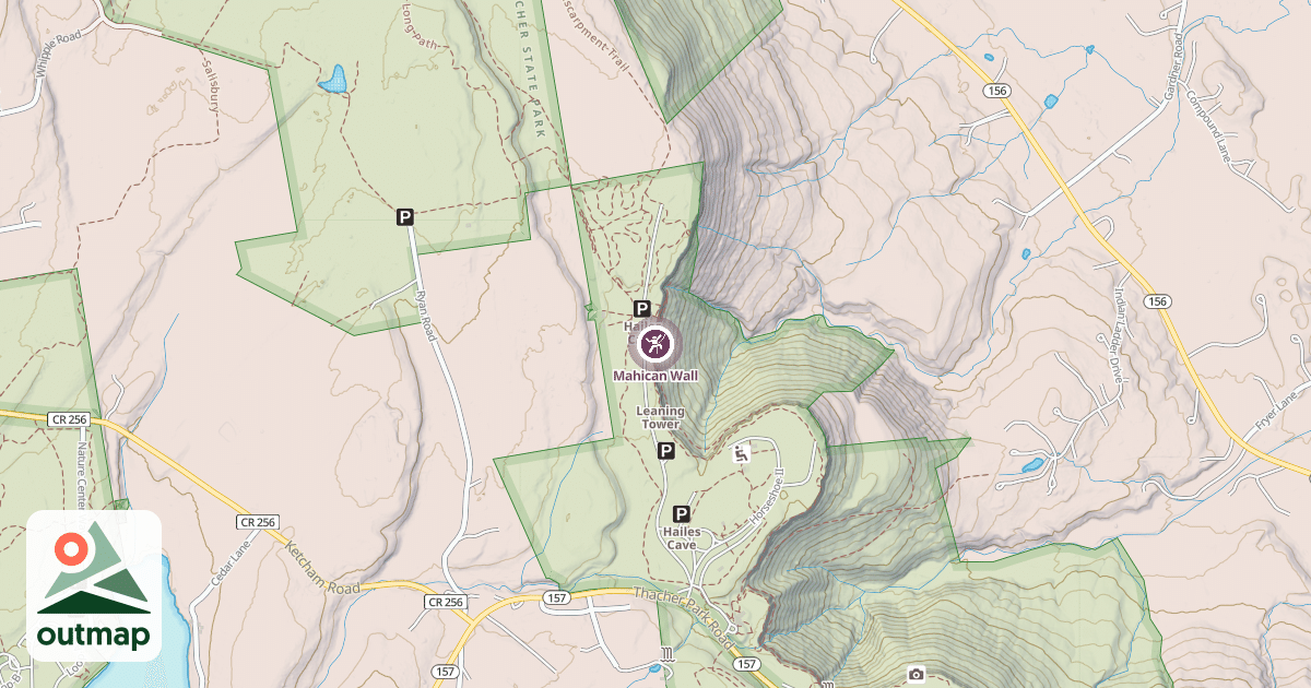 Map of Mahican Wall