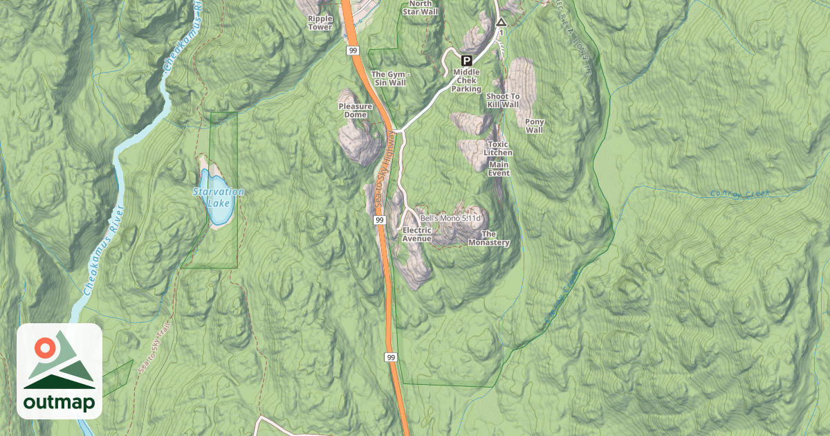 Map of Bell's Mono