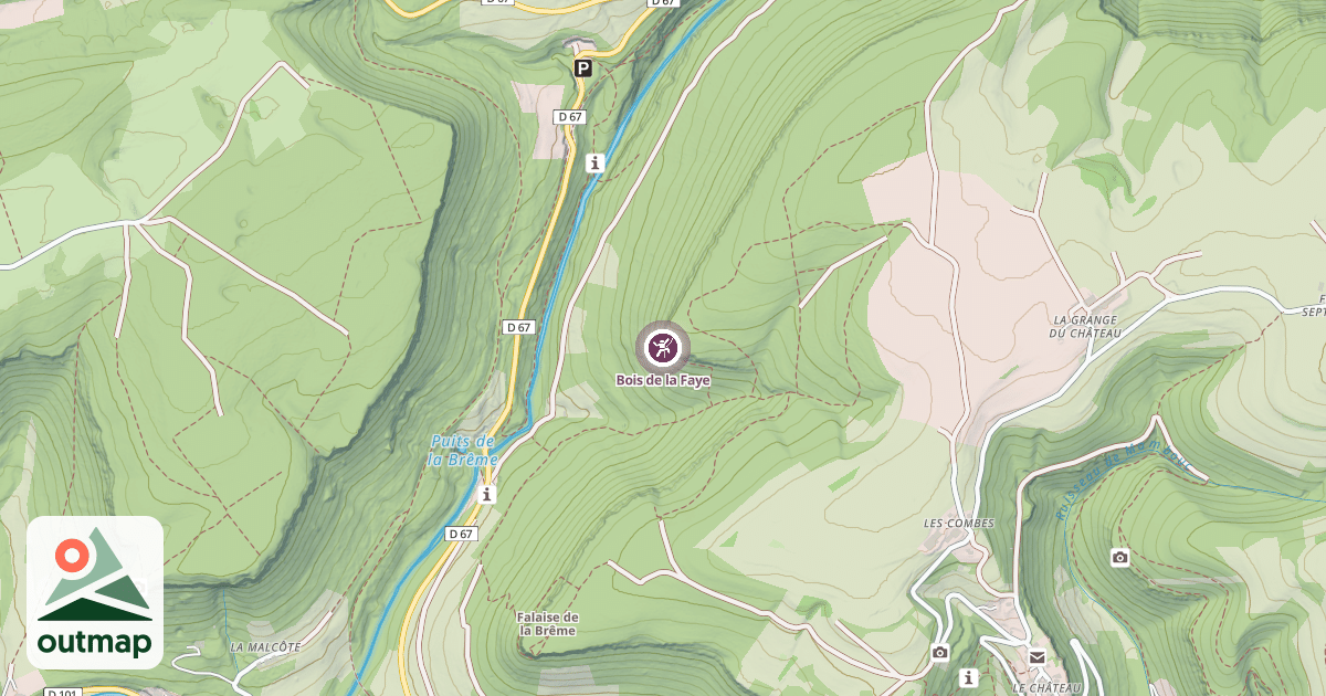 Map of Bois de la Faye