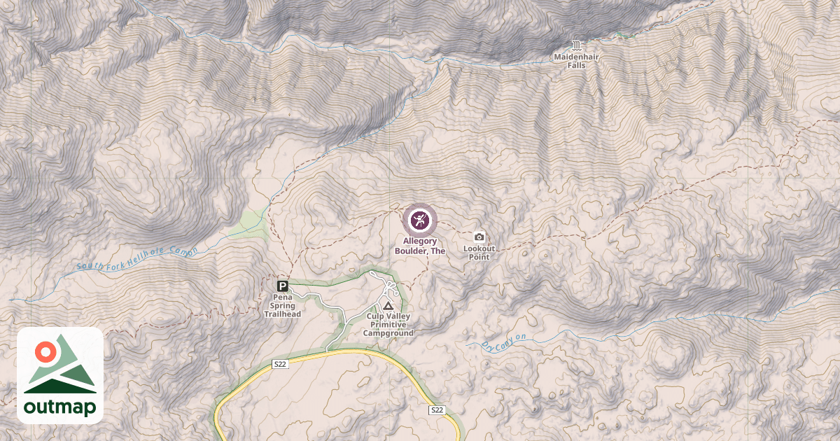 Map of Allegory Boulder, The