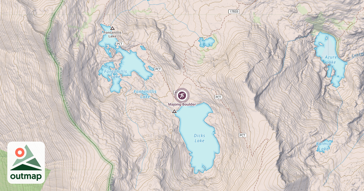 Map of Majong Boulder