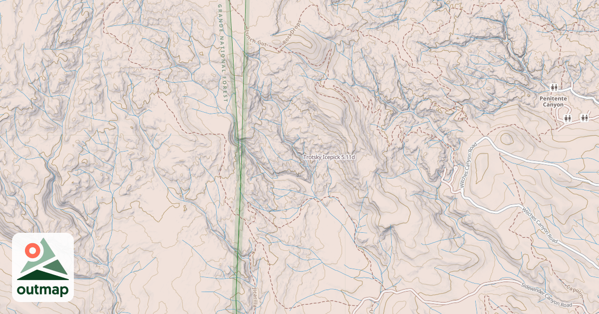 Map of Trotsky Icepick