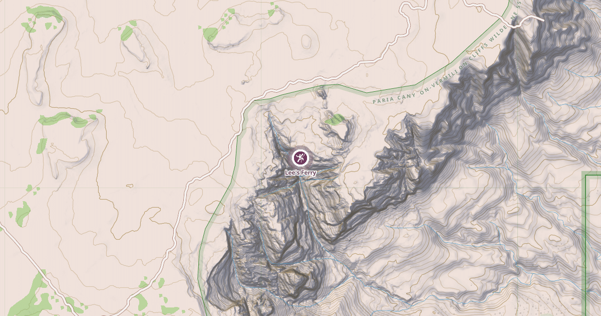 Map preview of Lee's Ferry