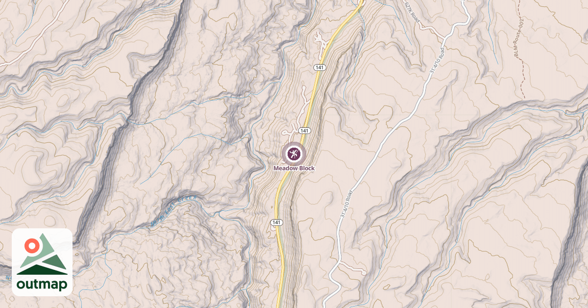 Map of Meadow Block