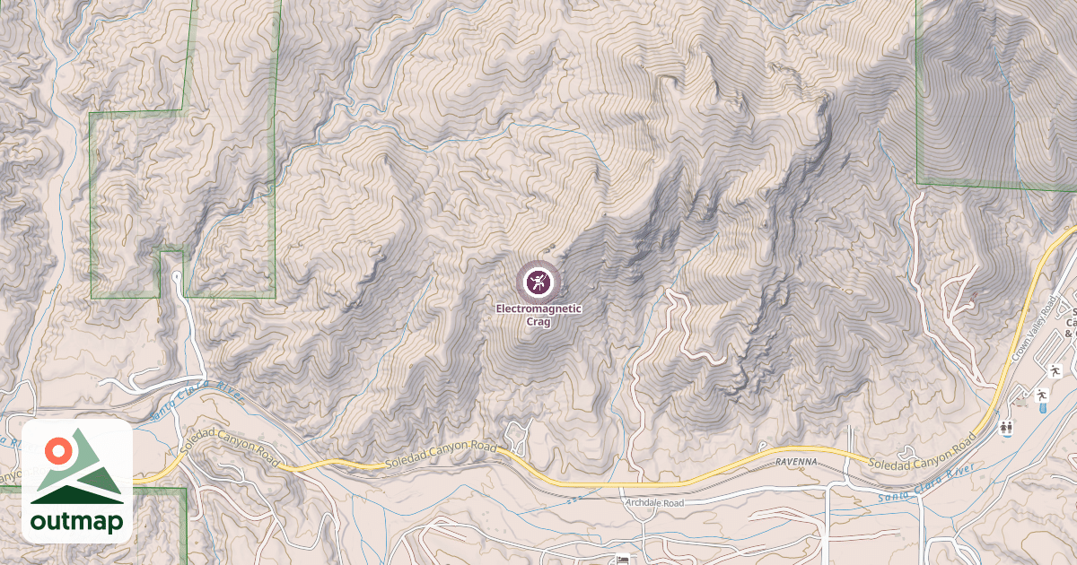 Map of Electromagnetic Crag