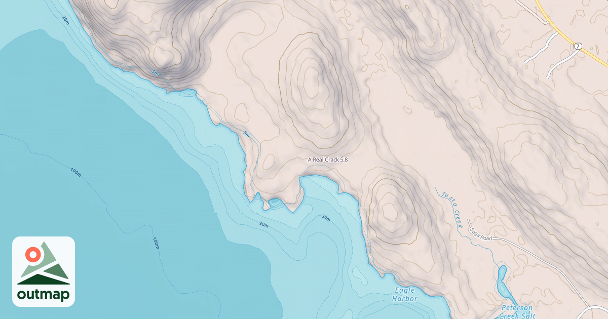 Map of A Real Crack