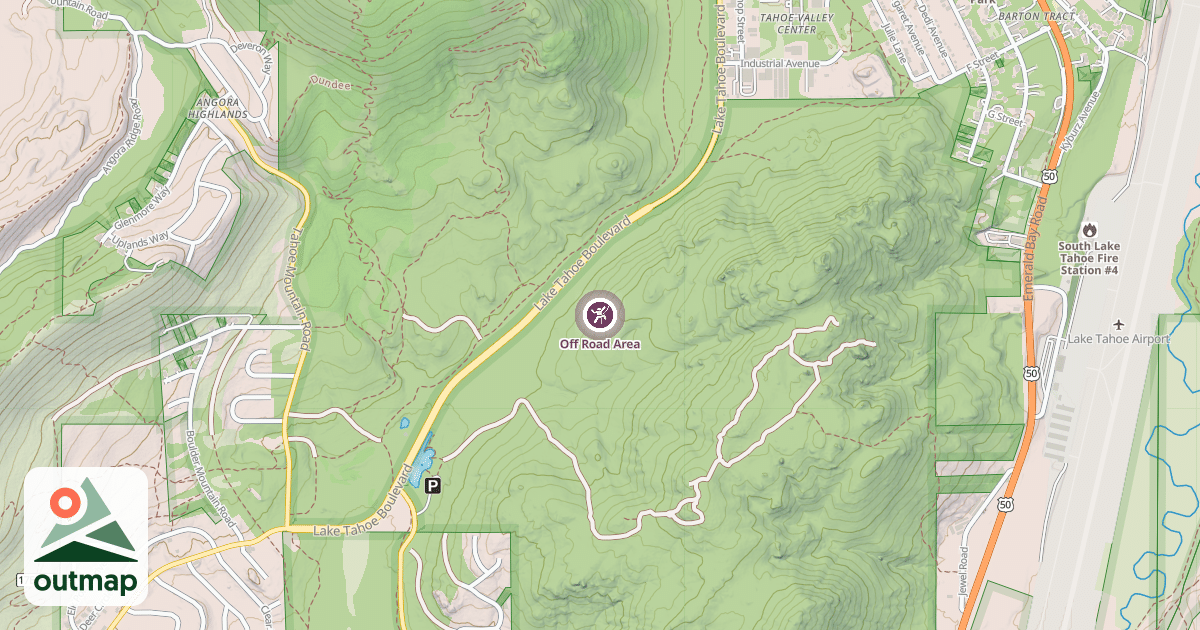 Map of Off Road Area
