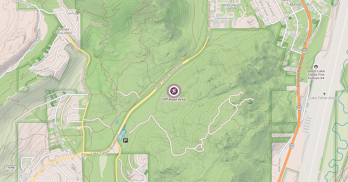 Map preview of Off Road Area