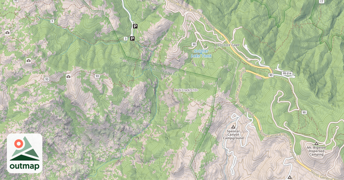 Map of Back Crack