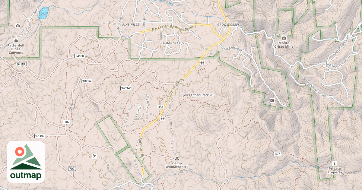 Map of Jen's Other Crack
