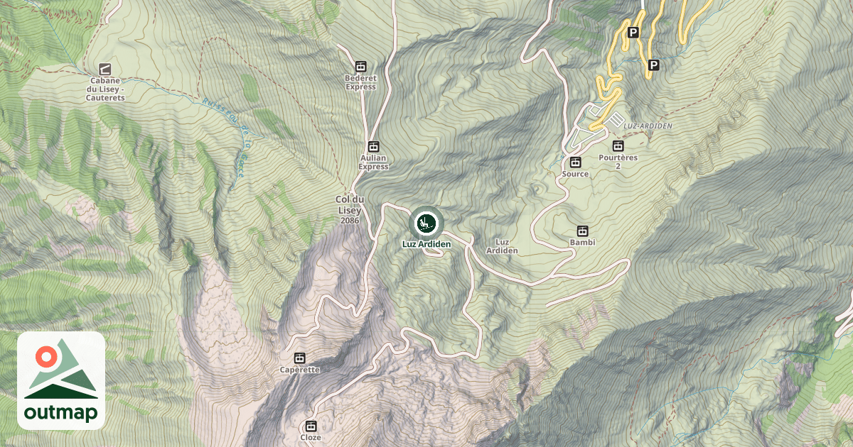 Map of Luz Ardiden