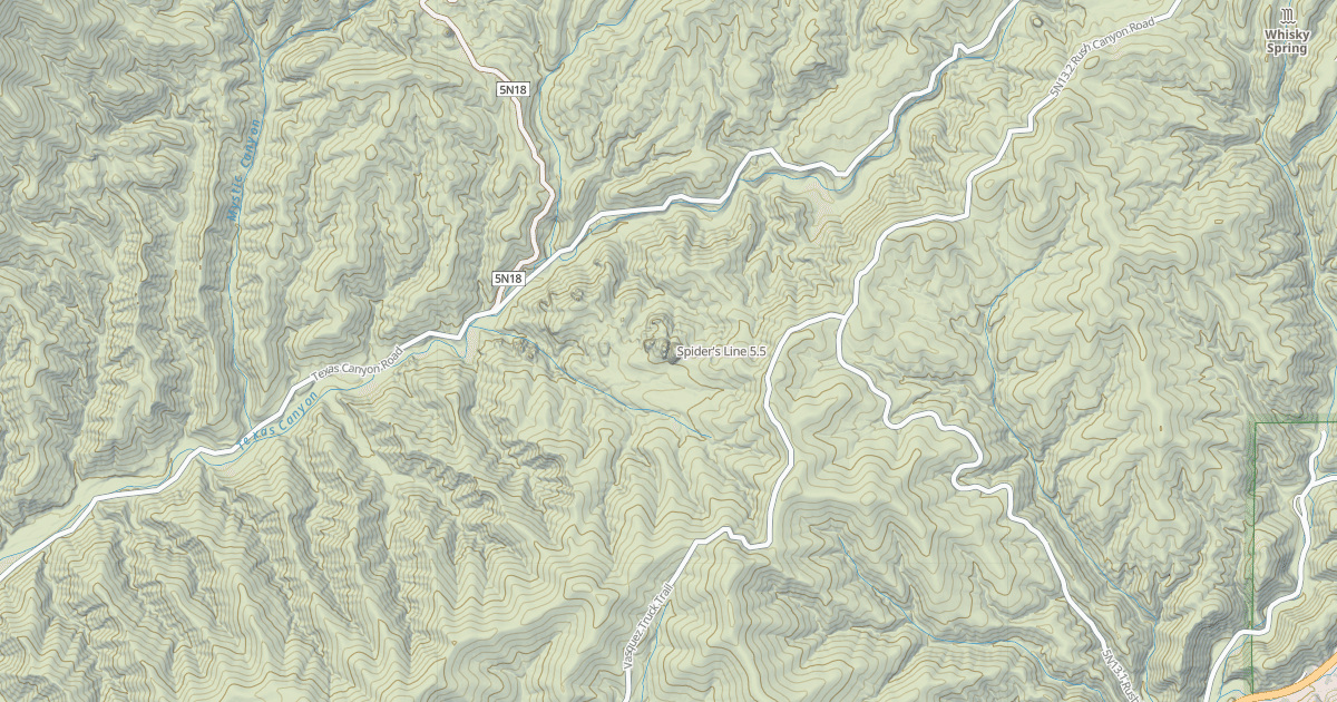 Map preview of Spider's Line