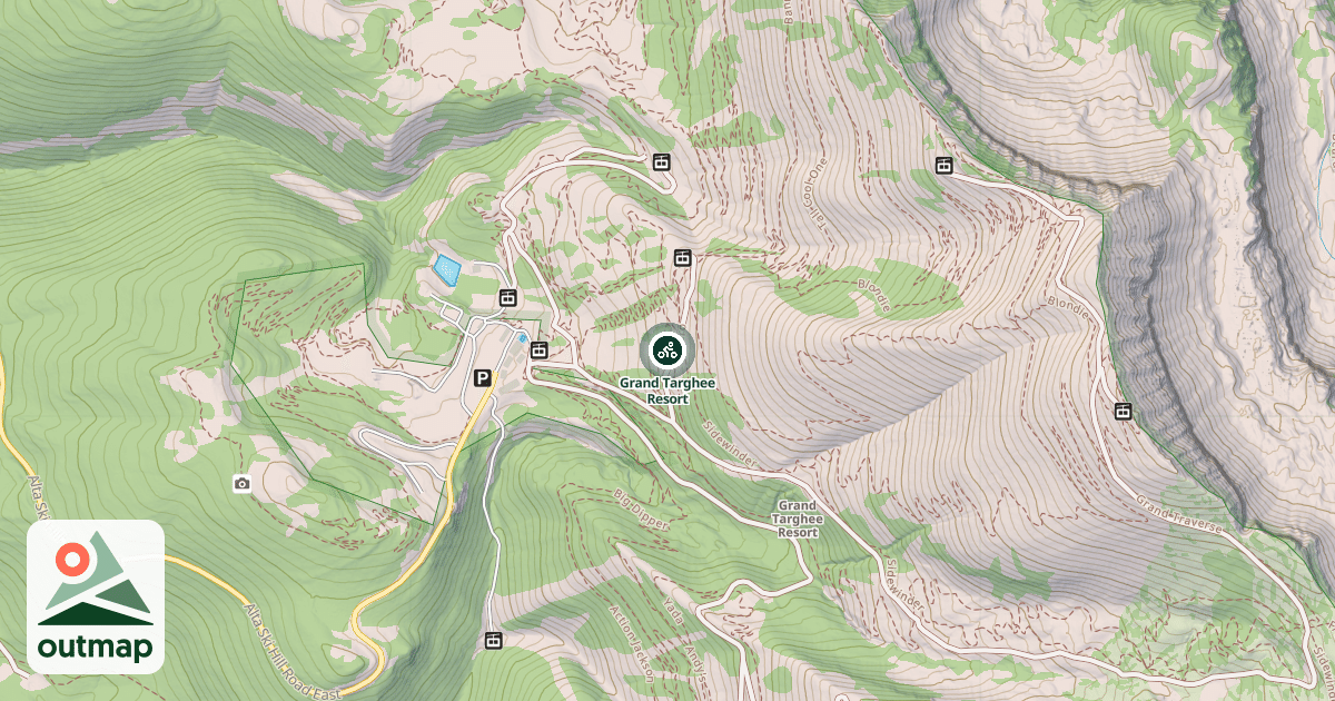 Map of Grand Targhee Resort