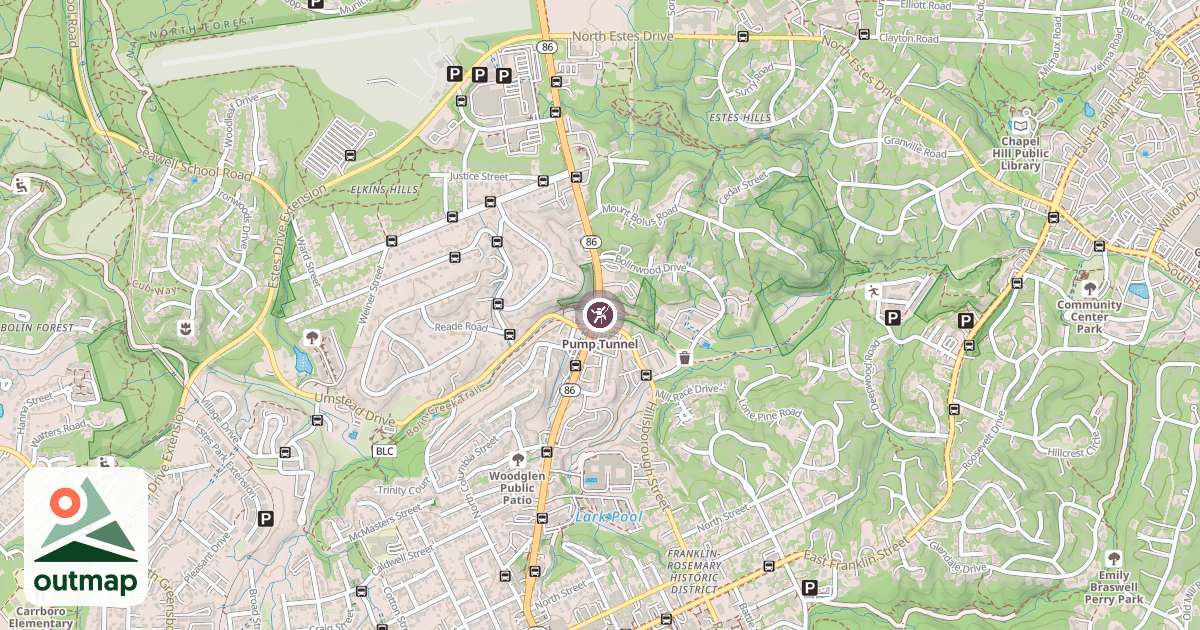 Map of Pump Tunnel