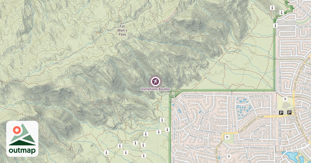 Map of Oomphalos Boulder