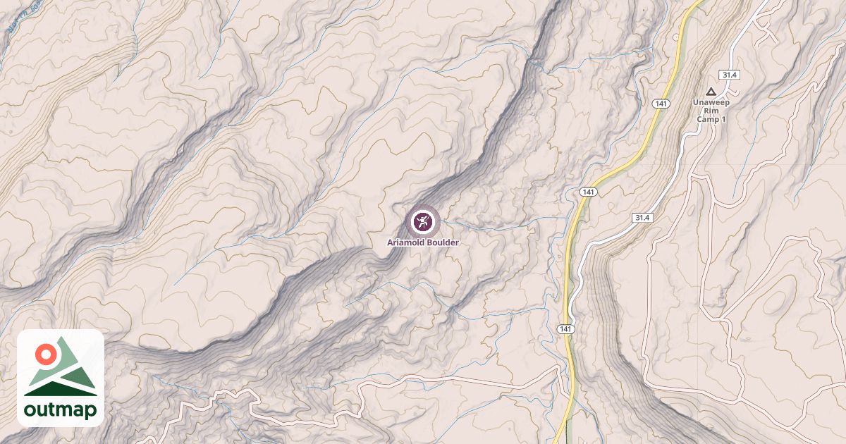 Map of Ariamold Boulder