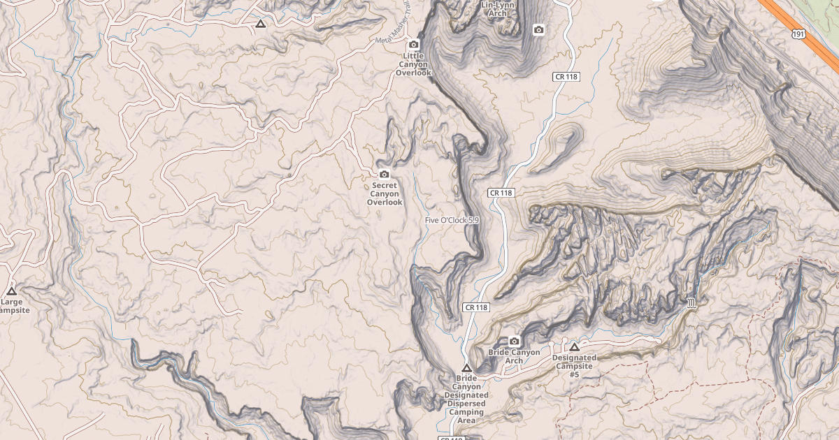 Map preview of Five O'Clock