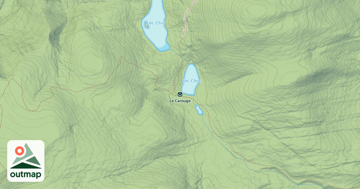 Map of Le Carouge