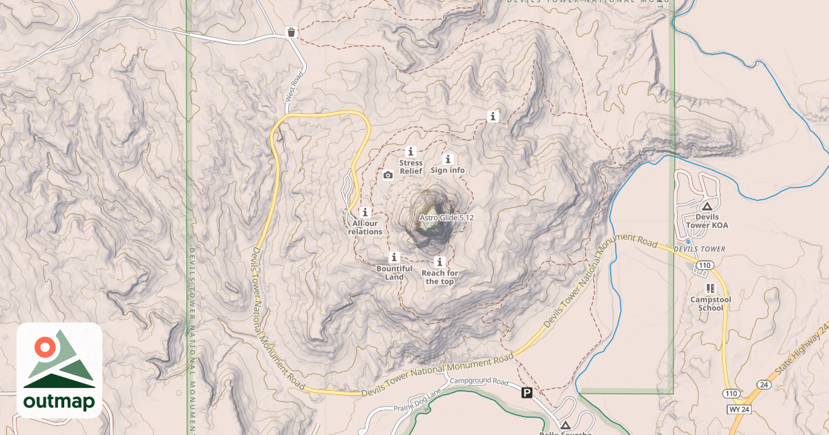Map of Astro Glide