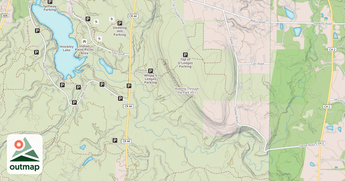 Map of Walking Through the Park