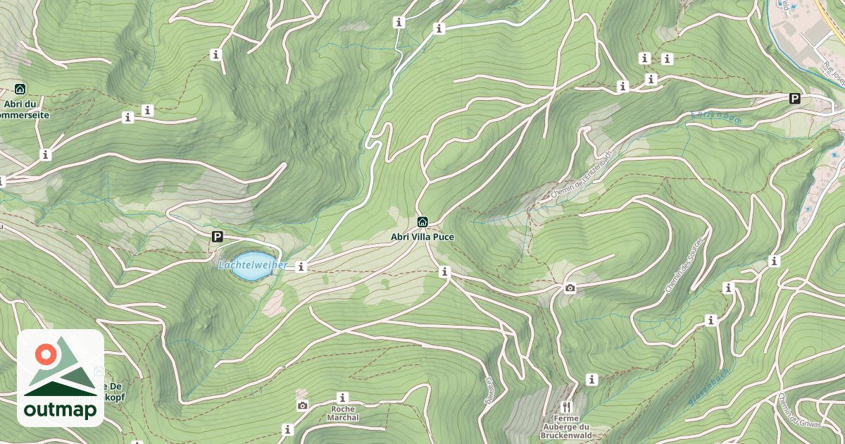 Map of Abri Villa Puce