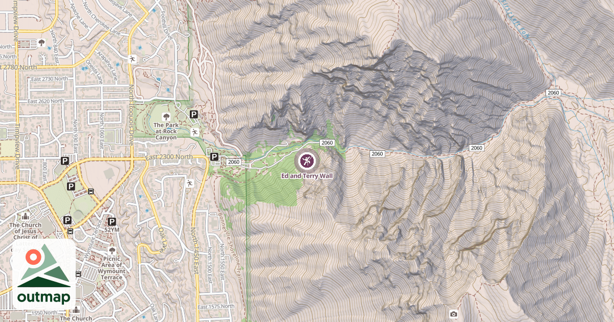 Map of Ed and Terry Wall