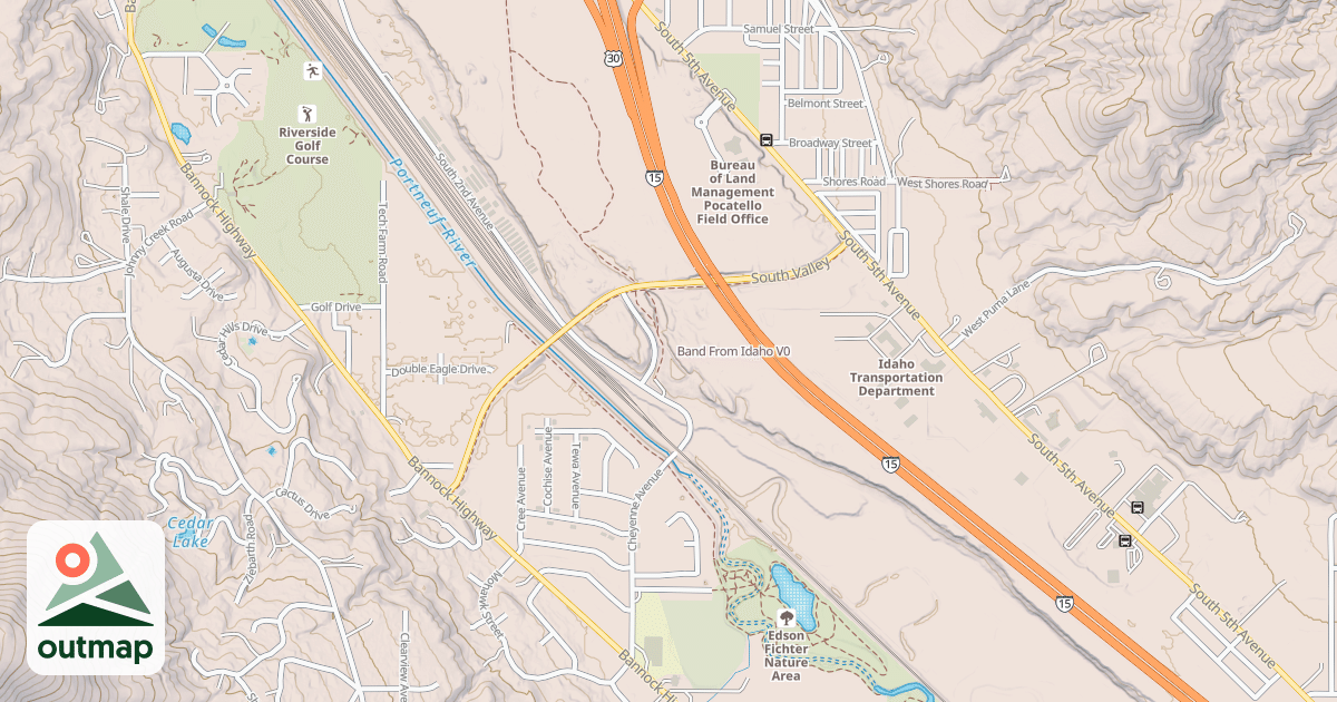 Map of Band From Idaho