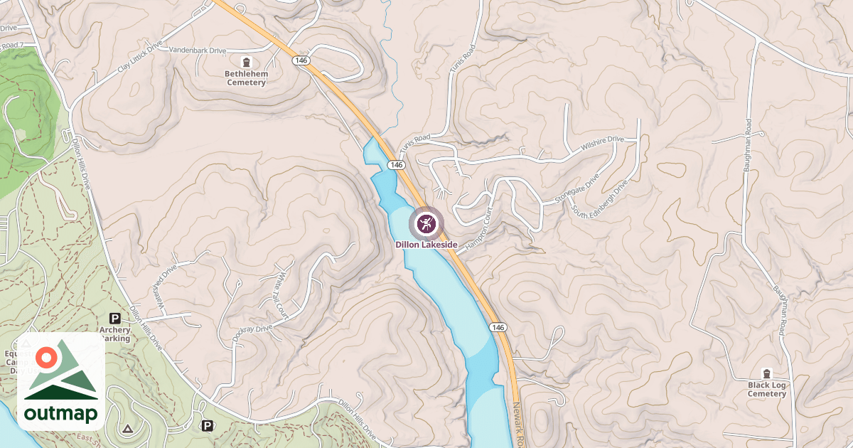 Map of Dillon Lakeside