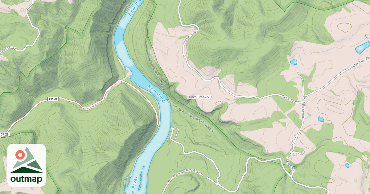 Map of Lunch Break
