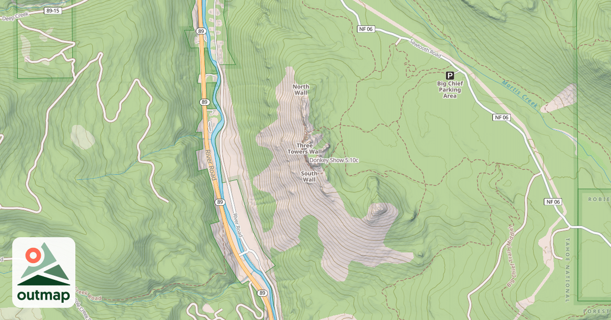 Map of Donkey Show
