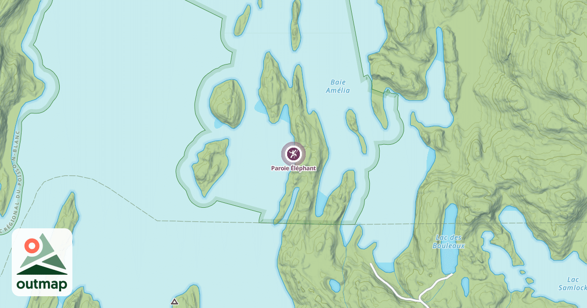 Map of Paroie Éléphant