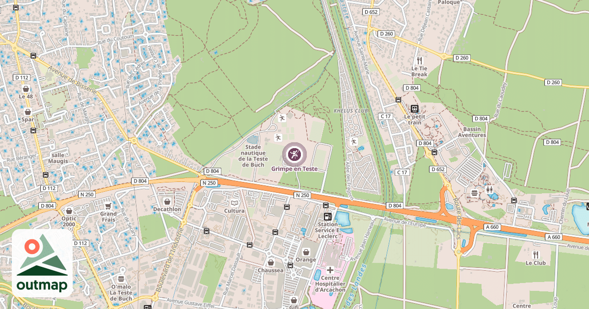 Map of Grimpe en Teste