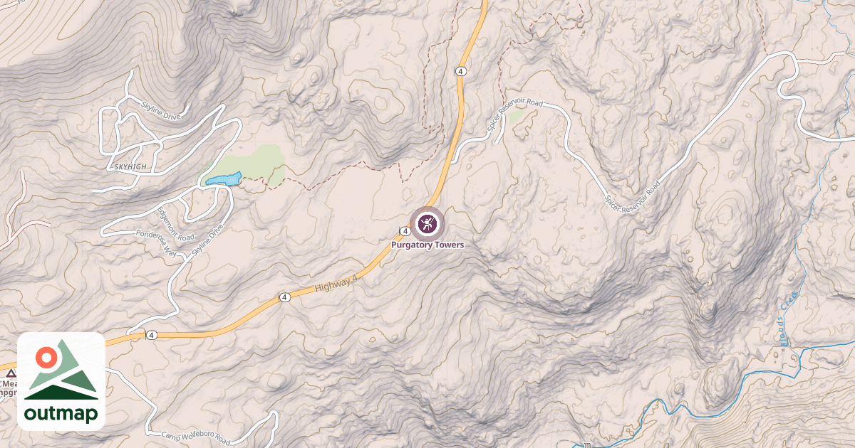Map of Purgatory Towers