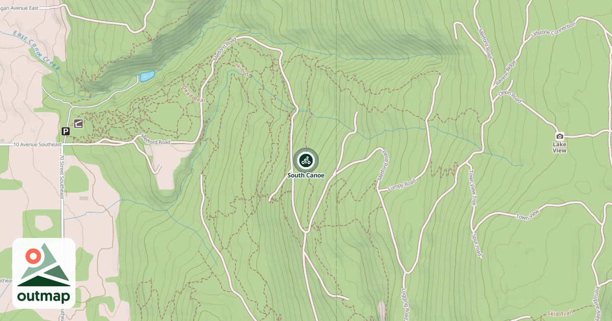 Map of South Canoe