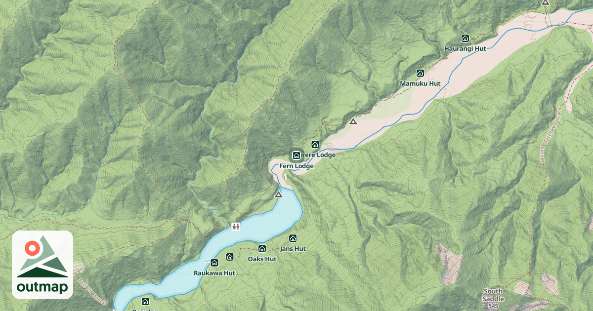 Map of Fern Lodge