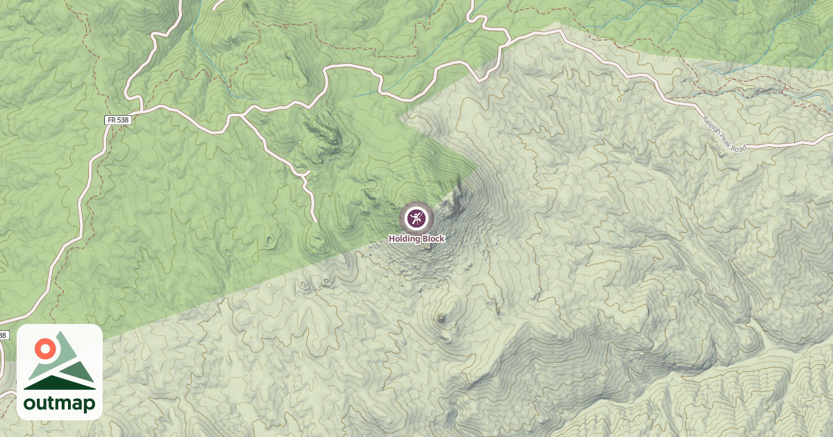 Map of Holding Block