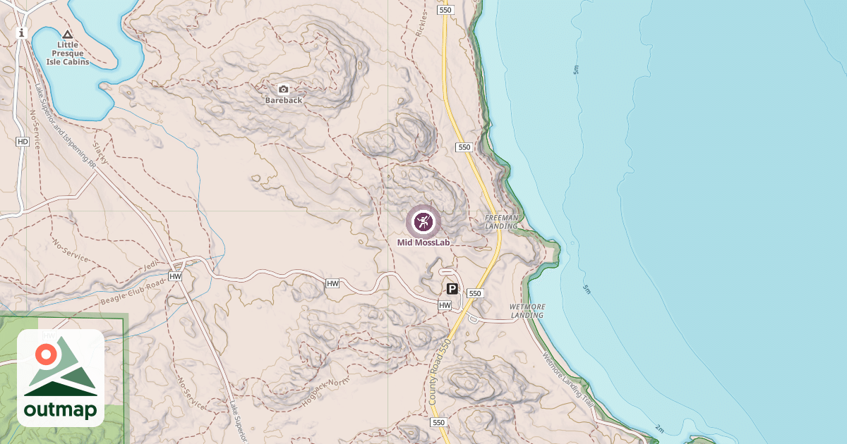 Map of Mid MossLab
