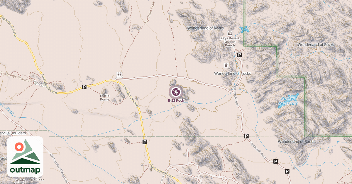 Map of B-52 Rock