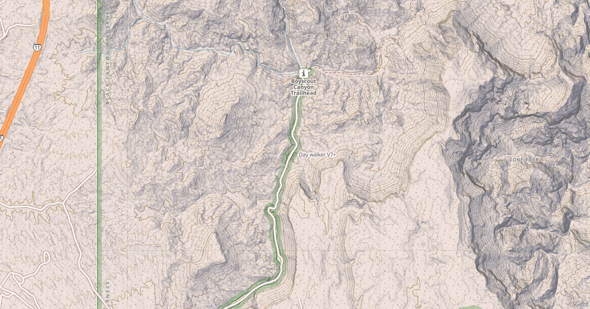 Map preview of Day walker