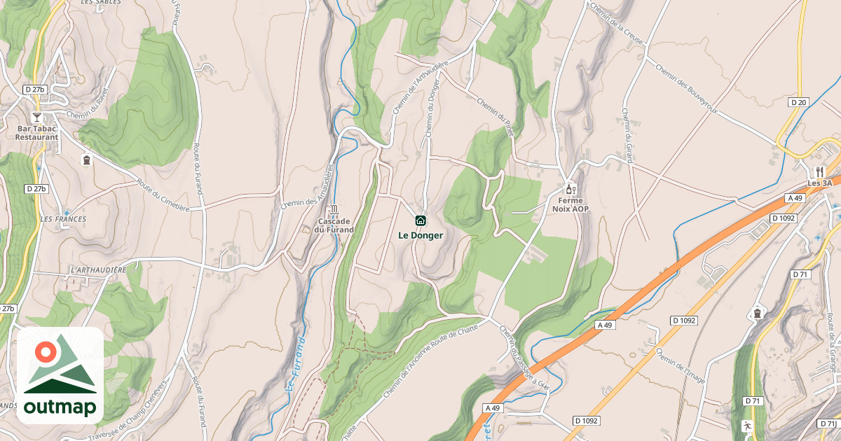 Map of Le Donger