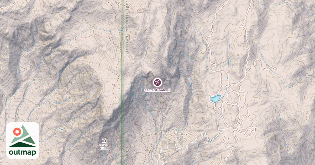 Map of Center/Headwall