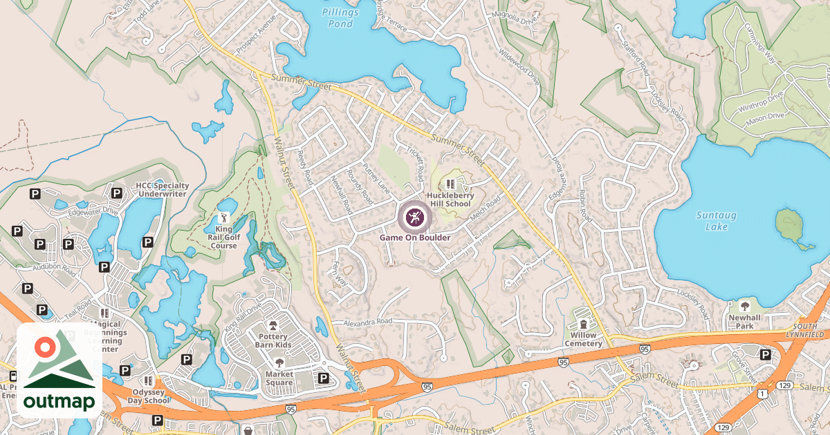 Map of Game On Boulder