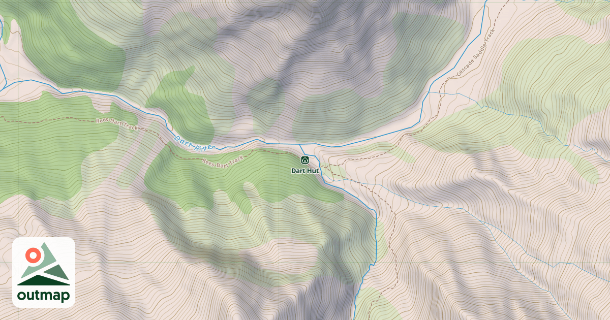 Map of Dart Hut