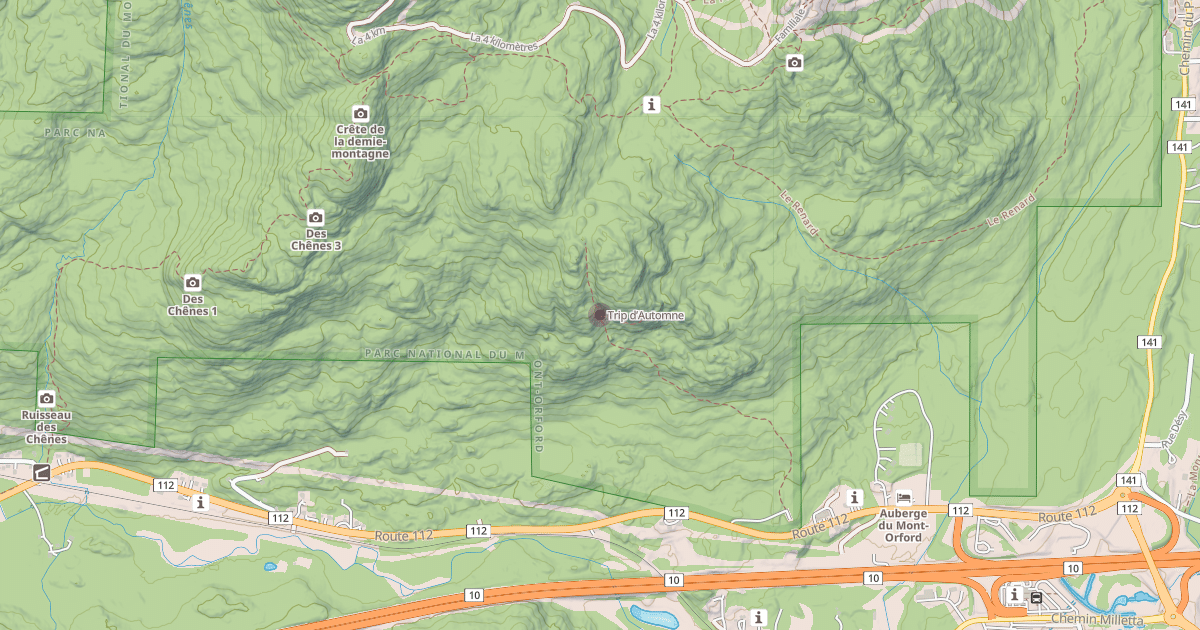 Map preview of Trip d’Automne