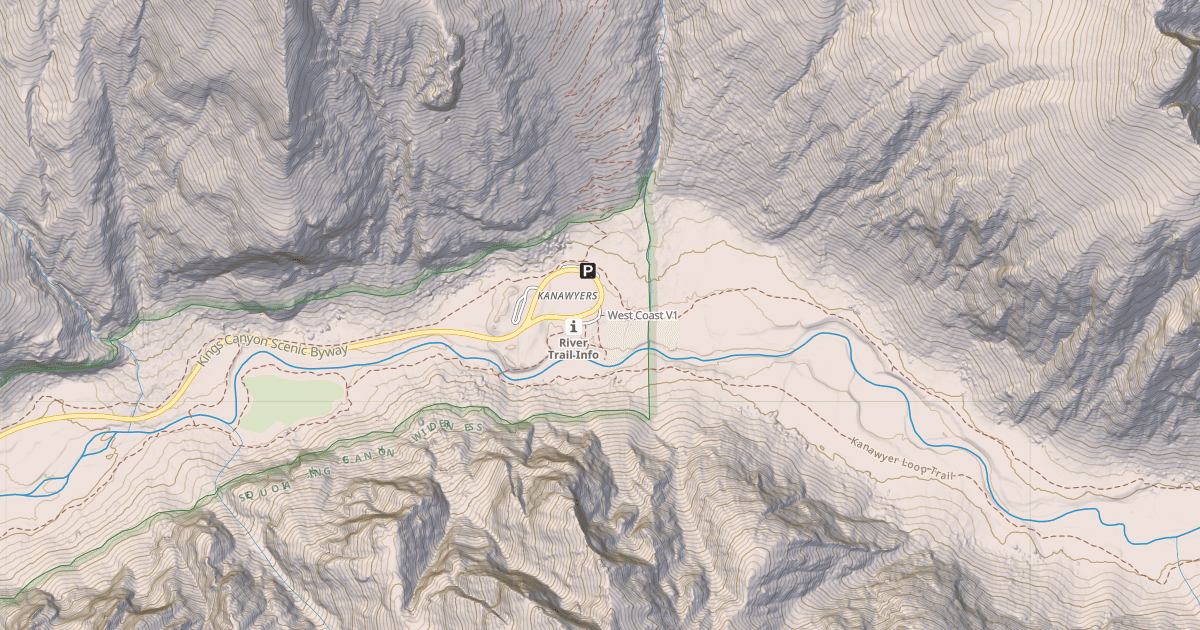 Map preview of West Coast