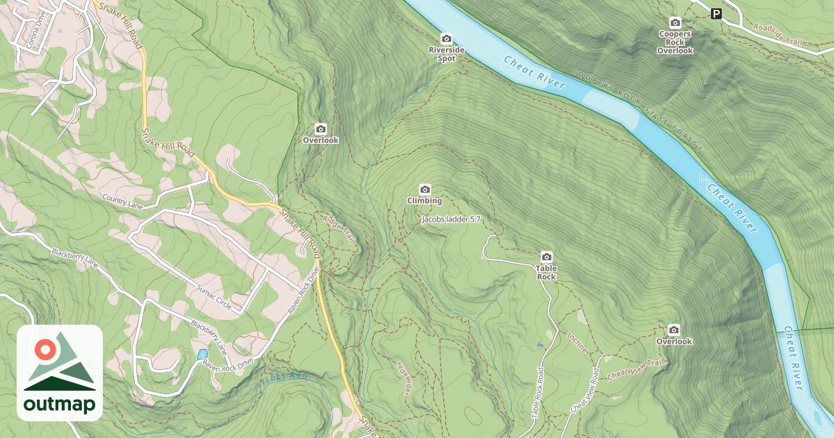 Map of Jacobs ladder