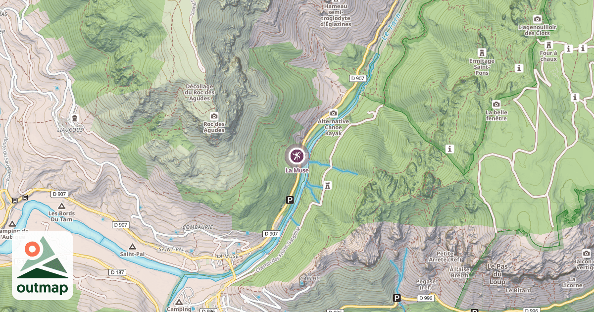 Map of La Muse
