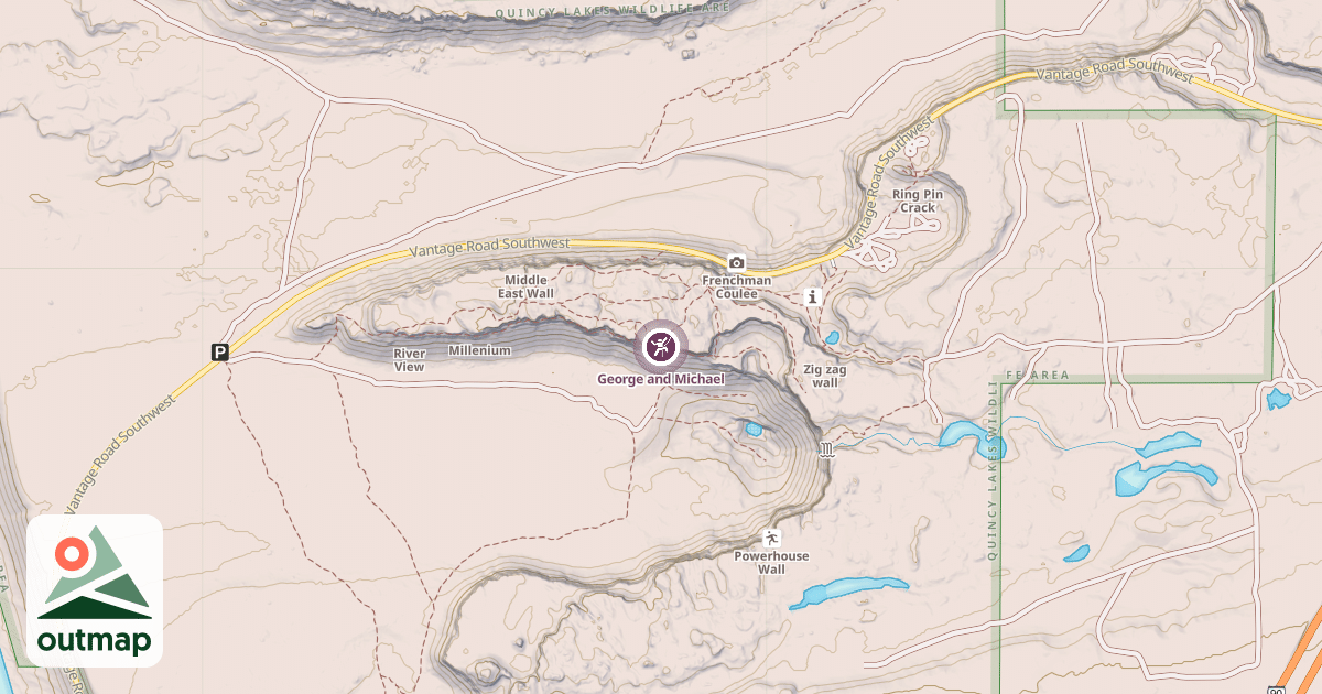 Map of George and Michael