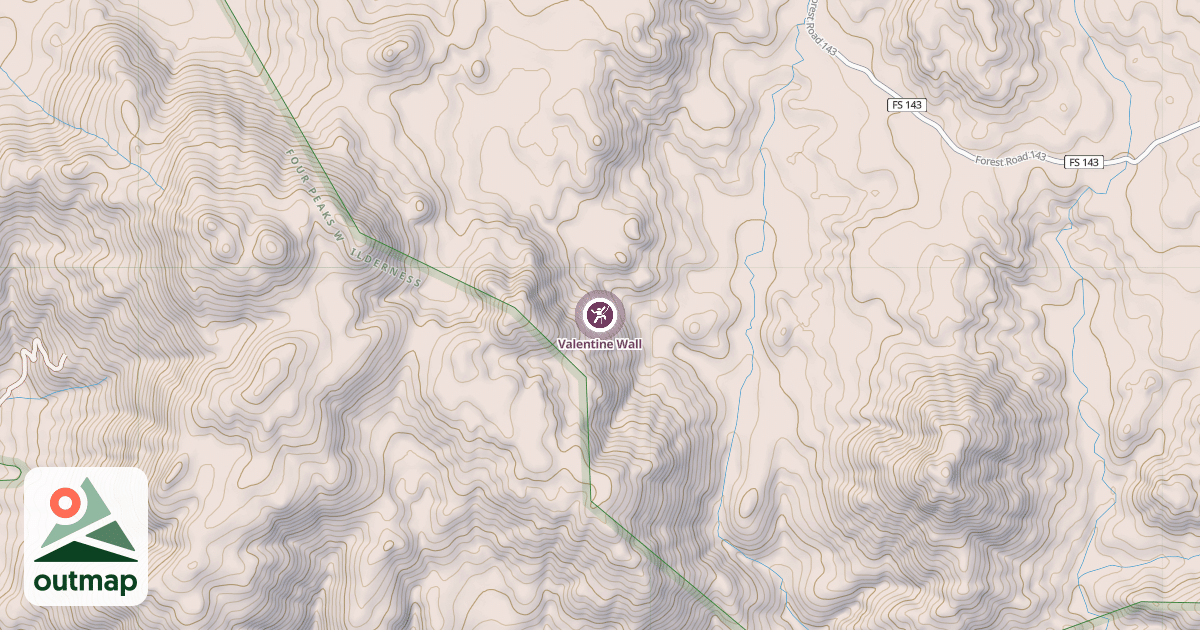 Map of Valentine Wall